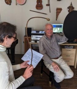 Learning Tibetan chant with Dr. Ricardo Canzio